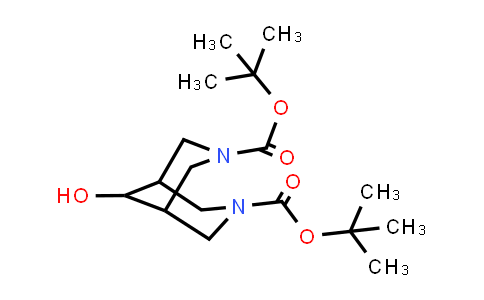 CAS No. 228270-29-9, di-tert-Butyl 9-hydroxy-3,7-diaza-bicyclo[3.3.1]nonane-3,7-dicarboxylate