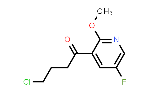 CAS No. 2283442-68-0, 4-Chloro-1-(5-fluoro-2-methoxypyridin-3-yl)butan-1-one