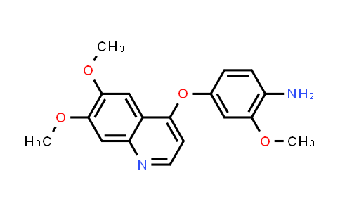 DY542745 | 228559-85-1 | Benzenamine, 4-[(6,7-dimethoxy-4-quinolinyl)oxy]-2-methoxy-