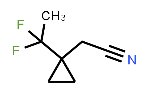 CAS No. 2287332-78-7, 2-(1-(1,1-Difluoroethyl)cyclopropyl)acetonitrile