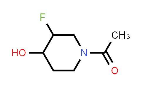 CAS No. 2287497-82-7, 1-(3-Fluoro-4-hydroxypiperidin-1-yl)ethan-1-one