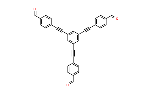 CAS No. 2289758-98-9, 4,4',4''-(Benzene-1,3,5-triyltris(ethyne-2,1-diyl))tribenzaldehyde