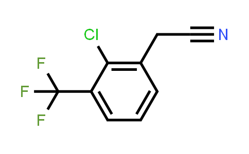 CAS No. 22902-81-4, 2-(2-Chloro-3-(trifluoromethyl)phenyl)acetonitrile
