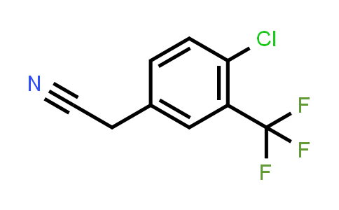 CAS No. 22902-82-5, 2-(4-Chloro-3-(trifluoromethyl)phenyl)acetonitrile