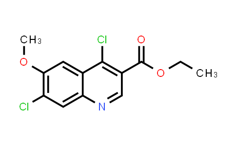 CAS No. 22931-73-3, Ethyl 4,7-dichloro-6-methoxyquinoline-3-carboxylate