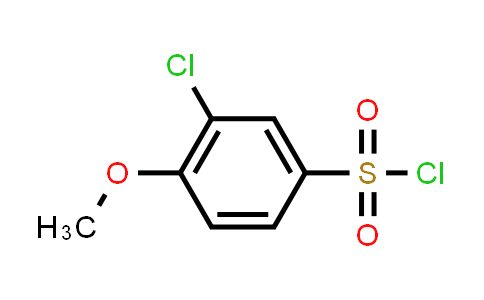 CAS No. 22952-43-8, 3-Chloro-4-methoxybenzene-1-sulfonyl chloride