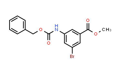 CAS No. 2296676-79-2, Methyl 3-(((benzyloxy)carbonyl)amino)-5-bromobenzoate