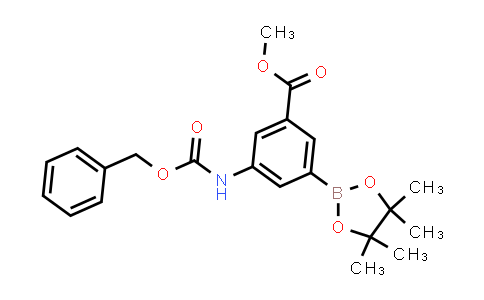 CAS No. 2296676-80-5, Methyl 3-(((benzyloxy)carbonyl)amino)-5-(4,4,5,5-tetramethyl-1,3,2-dioxaborolan-2-yl)benzoate