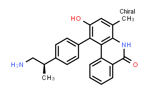 CAS No. 2300981-67-1, (R)-1-(4-(1-Aminopropan-2-yl)phenyl)-2-hydroxy-4-methylphenanthridin-6(5H)-one