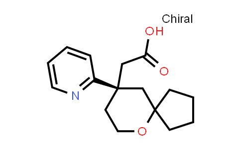 CAS No. 2304000-57-3, (R)-2-(9-(Pyridin-2-yl)-6-oxaspiro[4.5]decan-9-yl)acetic acid