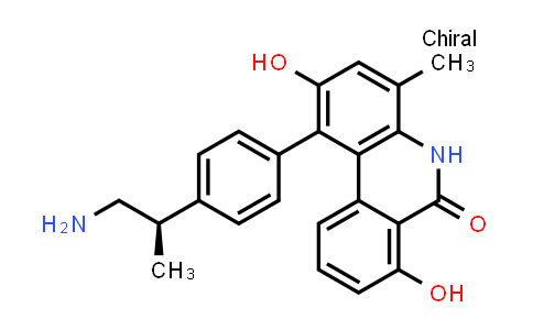 2304493-34-1 | (R)-1-(4-(1-Aminopropan-2-yl)phenyl)-2,7-dihydroxy-4-methylphenanthridin-6(5H)-one