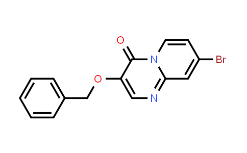 CAS No. 2304495-85-8, 3-(Benzyloxy)-8-bromo-4H-pyrido[1,2-a]pyrimidin-4-one