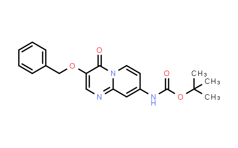 CAS No. 2304495-86-9, tert-Butyl (3-(benzyloxy)-4-oxo-4H-pyrido[1,2-a]pyrimidin-8-yl)carbamate