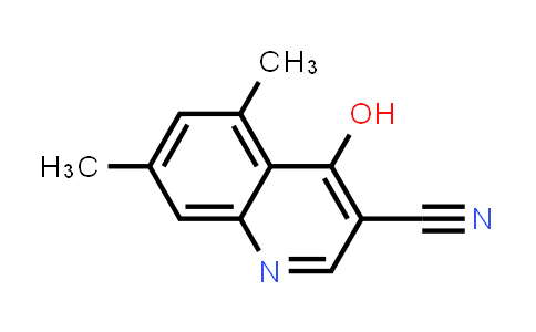 CAS No. 2305-67-1, 3-Quinolinecarbonitrile, 4-hydroxy-5,7-dimethyl-