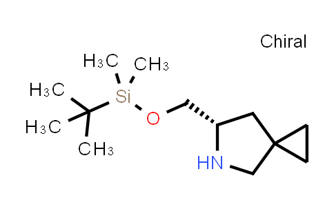 CAS No. 2305842-41-3, (S)-6-(((tert-Butyldimethylsilyl)oxy)methyl)-5-azaspiro[2.4]heptane