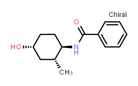 CAS No. 23062-17-1, N-((1R,2R,4R)-4-Hydroxy-2-methylcyclohexyl)benzamide