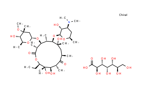 CAS No. 23067-13-2, Erythromycin gluceptate