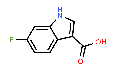 CAS No. 23077-44-3, 6-Fluoro-1H-indole-3-carboxylic acid