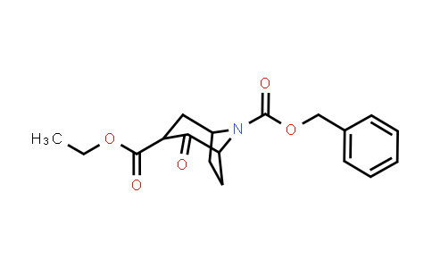 CAS No. 2307736-42-9, 8-Benzyl 3-ethyl 2-oxo-8-azabicyclo[3.2.1]octane-3,8-dicarboxylate