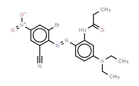 CAS No. 2309-94-6, N-2-(2-Bromo-6-cyano-4-nitrophenyl)azo-5-(diethylamino)phenylpropionamide