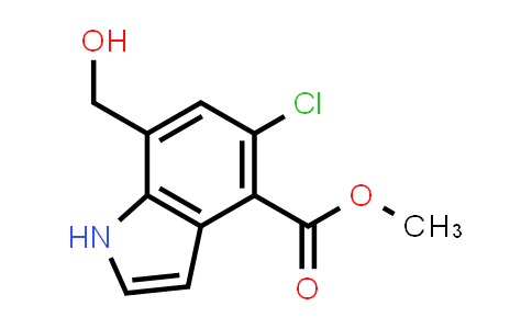 CAS No. 2316684-50-9, Methyl 5-chloro-7-(hydroxymethyl)-1H-indole-4-carboxylate