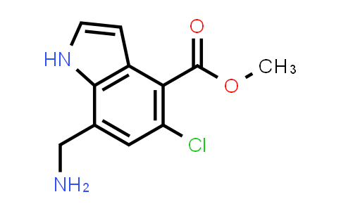 CAS No. 2316684-55-4, Methyl 7-(aminomethyl)-5-chloro-1H-indole-4-carboxylate