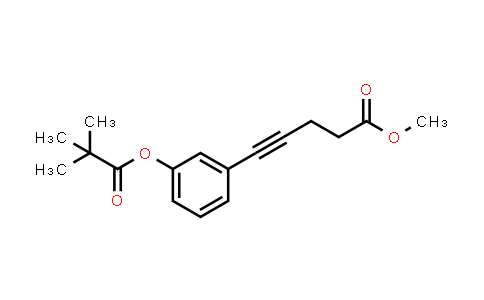 CAS No. 2316820-47-8, Methyl 5-(3-(pivaloyloxy)phenyl)pent-4-ynoate