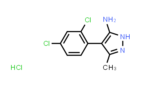CAS No. 232615-99-5, 4-(2,4-Dichlorophenyl)-3-methyl-1H-pyrazol-5-amine hydrochloride