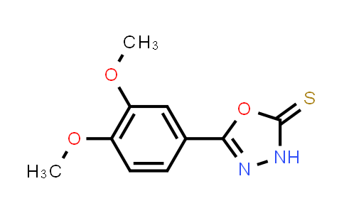 MC543117 | 23269-91-2 | 5-(3,4-Dimethoxyphenyl)-1,3,4-oxadiazole-2(3H)-thione