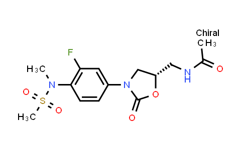 CAS No. 232951-66-5, Acetamide, N-[[(5S)-3-[3-fluoro-4-[methyl(methylsulfonyl)amino]phenyl]-2-oxo-5-oxazolidinyl]methyl]-