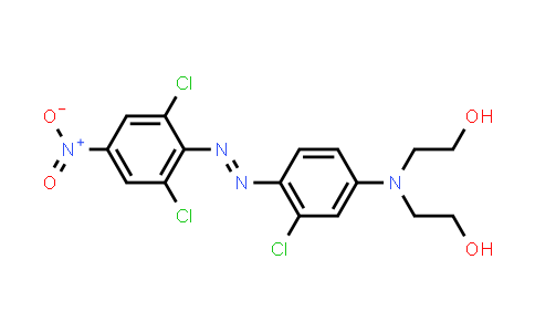 CAS No. 23355-64-8, 2,2'-3-Chloro-4-(2,6-dichloro-4-nitrophenyl)azophenyliminobis(ethanol)