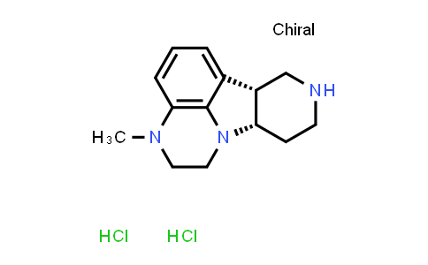 CAS No. 2339905-28-9, (6bR,10aS)-3-Methyl-2,3,6b,7,8,9,10,10a-octahydro-1H-pyrido[3',4':4,5]pyrrolo[1,2,3-de]quinoxaline dihydrochloride