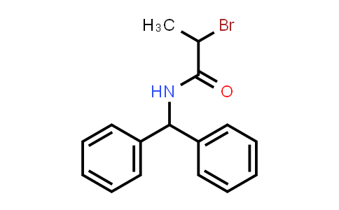 CAS No. 23459-40-7, N-Benzhydryl-2-bromopropanamide