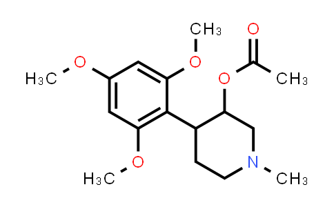 CAS No. 234771-36-9, 1-Methyl-4-(2,4,6-trimethoxyphenyl)piperidin-3-yl acetate