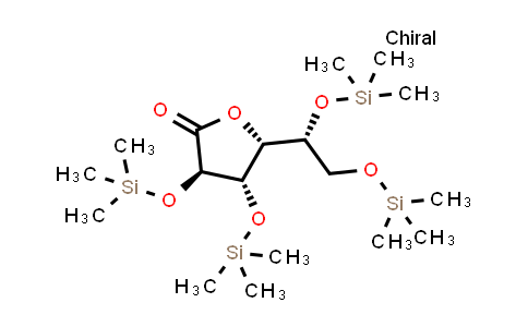CAS No. 2348-31-4, (3R,4S,5R)-5-((R)-2,2,7,7-Tetramethyl-3,6-dioxa-2,7-disilaoctan-4-yl)-3,4-bis((trimethylsilyl)oxy)dihydrofuran-2(3H)-one
