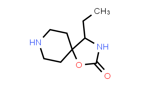 CAS No. 23484-71-1, 4-Ethyl-1-oxa-3,8-diazaspiro[4.5]decan-2-one