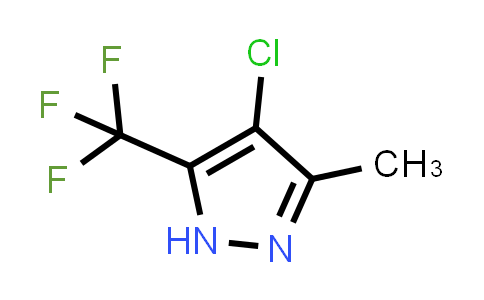 CAS No. 235106-12-4, 4-Chloro-3-methyl-5-(trifluoromethyl)-1H-pyrazole
