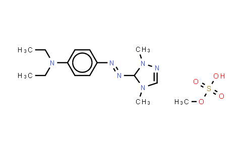 CAS No. 23532-28-7, 5-4-(Diethylamino)phenylazo-1,4-dimethyl-1H-1,2,4-triazolium methyl sulphate