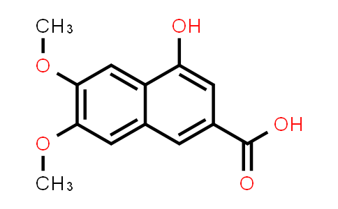 CAS No. 23673-56-5, 2-Naphthalenecarboxylic acid, 4-hydroxy-6,7-dimethoxy-