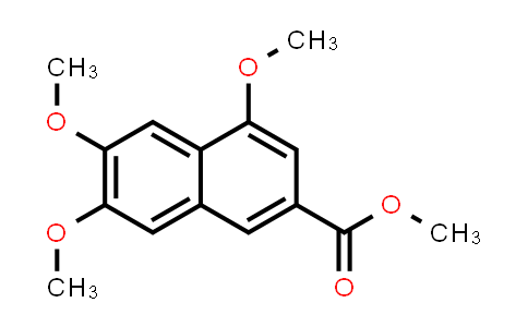 CAS No. 23673-58-7, 2-Naphthalenecarboxylic acid, 4,6,7-trimethoxy-, methyl ester