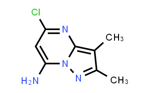 CAS No. 2369-79-1, 5-chloro-2,3-dimethylpyrazolo[1,5-a]pyrimidin-7-amine