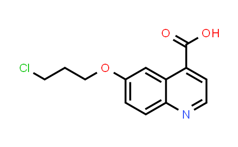 DY543389 | 2370952-95-5 | 6-(3-Chloropropoxy)quinoline-4-carboxylic acid
