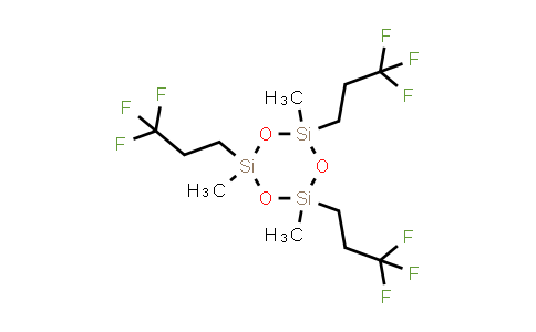 CAS No. 2374-14-3, 1,3,5-Trimethyl-1,3,5-tris(3,3,3-trifluoropropyl)cyclotrisiloxane
