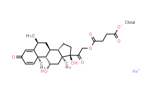 CAS No. 2375-03-3, 6α-Methylprednisolone 21-hemisuccinate (sodium salt)