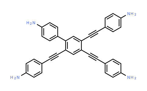 CAS No. 2375652-88-1, 4,4',4''-((4'-Amino-[1,1'-biphenyl]-2,4,5-triyl)tris(ethyne-2,1-diyl))trianiline