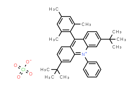 CAS No. 2377107-96-3, 3,6-di-tert-butyl-9-mesityl-10-phenylacridin-10-ium perchlorate