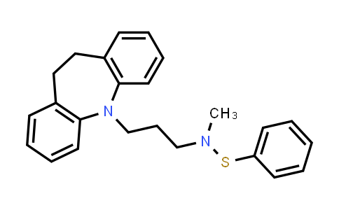 CAS No. 2378147-37-4, N-(3-(10,11-Dihydro-5H-dibenzo[b,f]azepin-5-yl)propyl)-N-methyl-S-phenylthiohydroxylamine