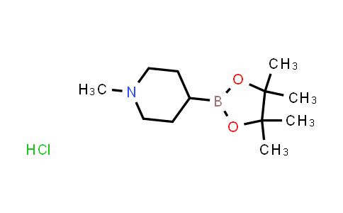 CAS No. 2379560-96-8, 1-Methyl-4-(4,4,5,5-tetramethyl-1,3,2-dioxaborolan-2-yl)piperidine hydrochloride