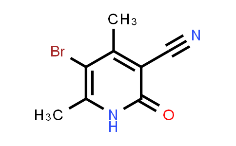 CAS No. 23819-87-6, 5-Bromo-4,6-dimethyl-2-oxo-1,2-dihydropyridine-3-carbonitrile