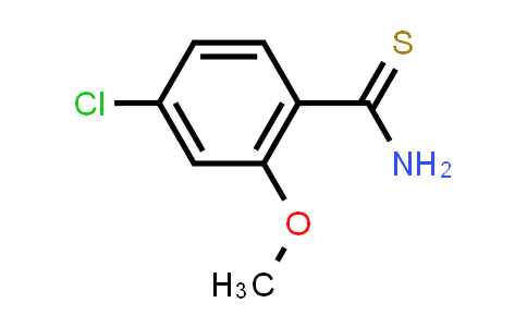 CAS No. 23821-99-0, 4-Chloro-2-methoxybenzothioamide